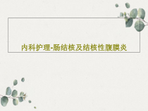 内科护理-肠结核及结核性腹膜炎62页PPT课件