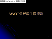 个人SWOT分析和生涯规划