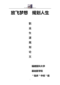 放飞梦想 规划人生