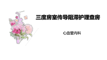 三度房室传导阻滞护理查房课件