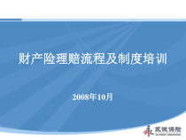 财产险理赔流程及制度培训教材