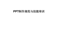 PPT制作规范与技能培训