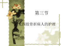 四肢骨折病人的护理ppt课件