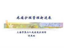 疼痛护理管理新进展讲义课件