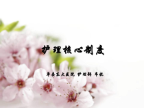 护理核心制度培训