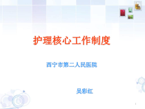 护理核心制度培训课件PPT