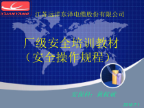 安全操作规程培训课件