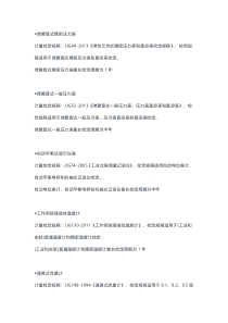 17种常见现场仪表检定周期和检定规程
