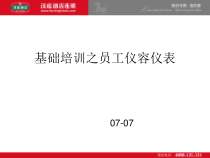 基础培训之仪容仪表