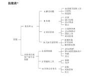 麦肯锡内部培训咨询顾问必备宝典-技能表