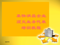 某快消品企业顶尖业务代表培训教程