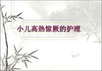 小儿高热惊厥的护理-PPT课件