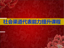 社会渠道代表能力提升培训117