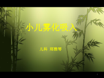 小儿雾化吸入(护理)--ppt课件