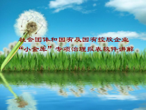 小金库专项治理报表培训ppt-Slide1