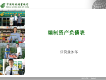 资产负债表XXXX(中国某银行小额信贷内部培训资料)