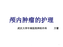 新版颅脑肿瘤的护理培训课件