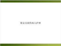 绪论及损伤病人护理ppt培训讲义课件