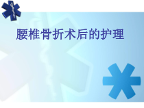 腰椎骨折护理查房教学ppt课件