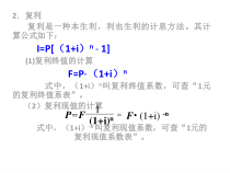 财务管理公式要点汇总