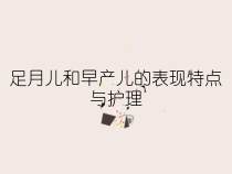足月儿和早产儿的表现特点与护理课件