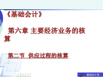 第六章第二节供应过程的核算