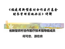 新农合财务管理讲解-游在农
