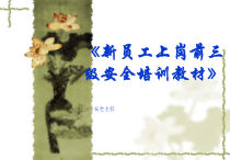 《新员工入职安全培训》
