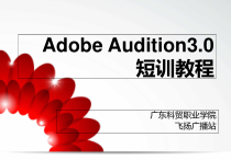 AdobeAudition3.0短训教程课件