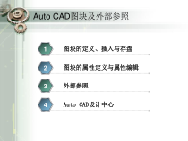 Auto-CAD教程：图块及外部参照-精课件