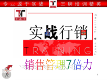 实战行销销售倍力训练