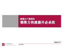世联销售力快速提升技术沉淀