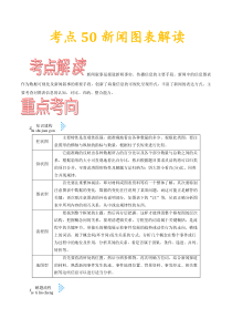 (通用版)高考语文一轮复习考点过关练习考点50新闻图标解读(含详解)