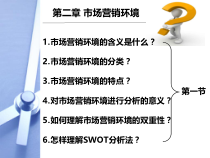 市场营销第2章市场营销环境
