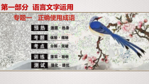 (全国版)高考语文一轮复习专题1《正确使用成语》课件(含详解)