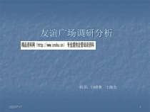 友谊广场调研分析报告