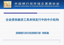 债务融资工具承销发行中的中介机构