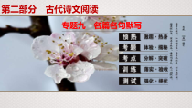 (全国版)高考语文一轮复习专题9名篇名句默写》课件(含详解)