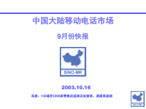 中国大陆移动电话市场月份快报