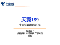 中国电信营销资源介绍