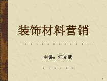 装饰材料营销