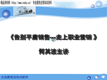 《告别平庸销售，走上职业营销 》