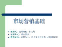 1市场营销基础第一章概述