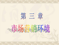 03市场营销环境