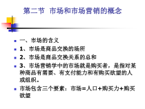 Ch1市场和市场营销的概念