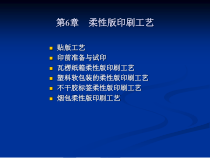 第六章柔性版印刷工艺