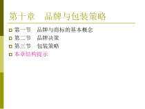第十章品牌与包装策略