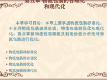 第五章物流包装的合理化