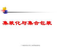 集装化与集合包装