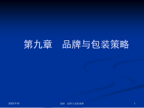品牌与包装策略教材(PPT 74页)